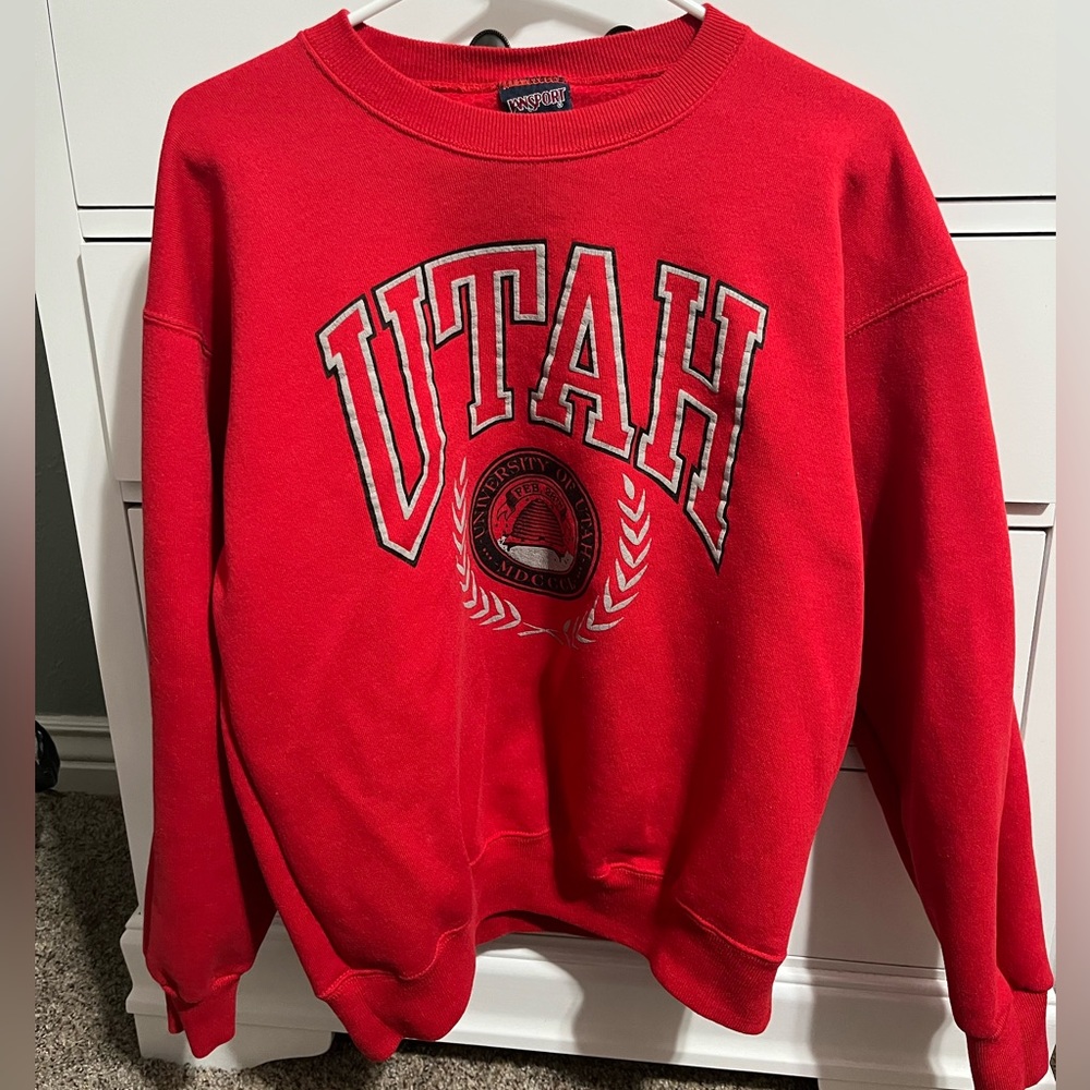 University of Utah Sweater || UofU || Vintage Crewneck Sweater